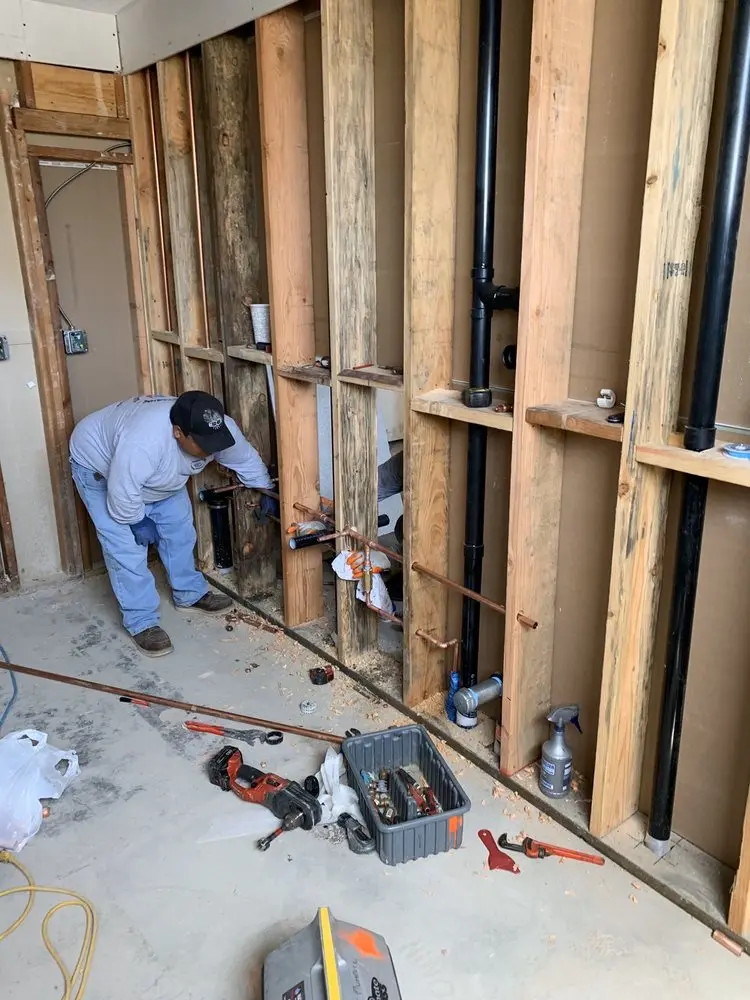 Commercial rough-in plumbing for Commercial Plumbing in Los Alamos